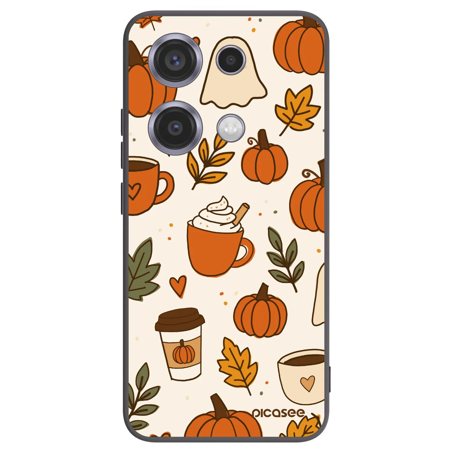 Picasee silikonový černý obal pro Xiaomi Redmi Note 14S - Fall vibes