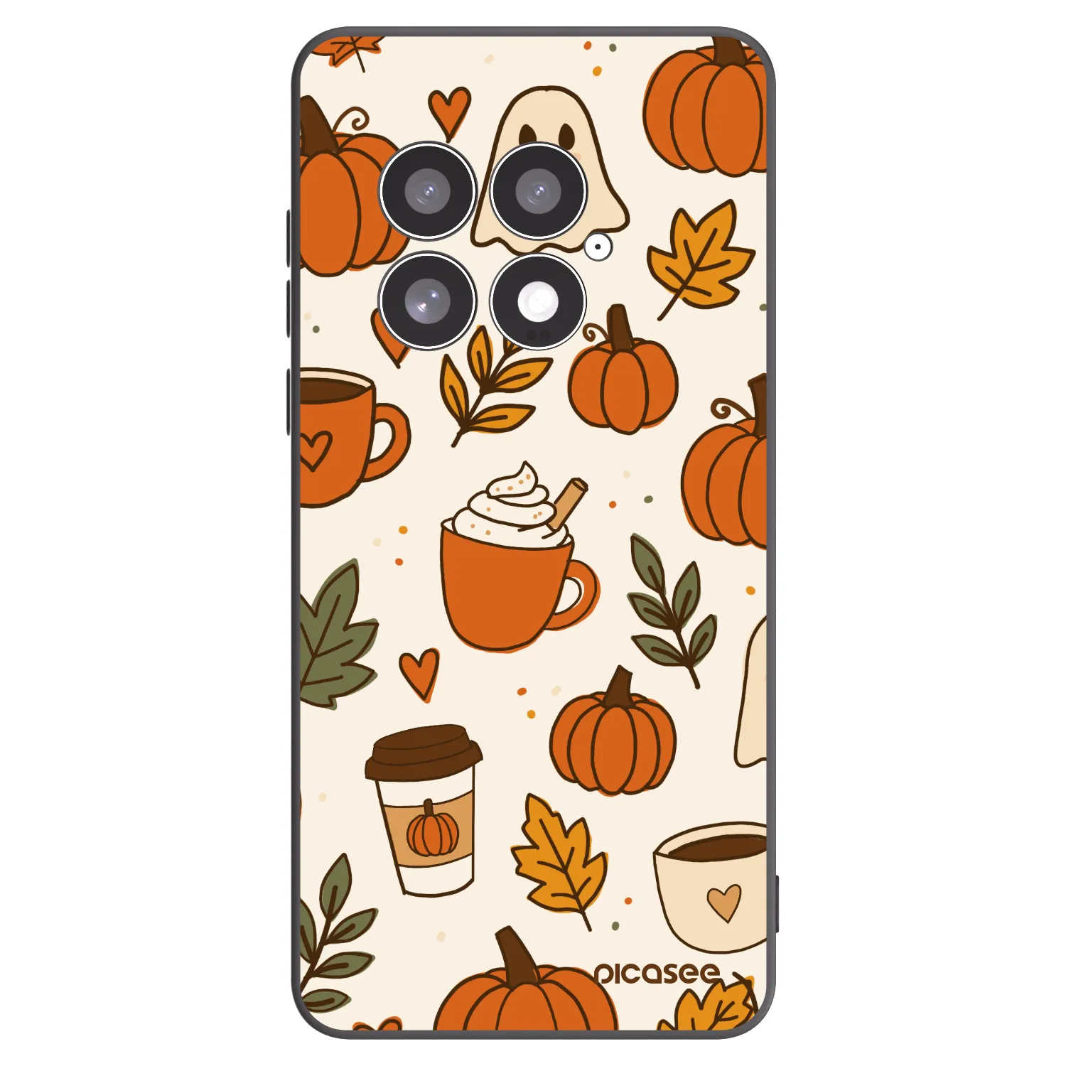 Picasee silikonový černý obal pro OnePlus 13 5G - Fall vibes