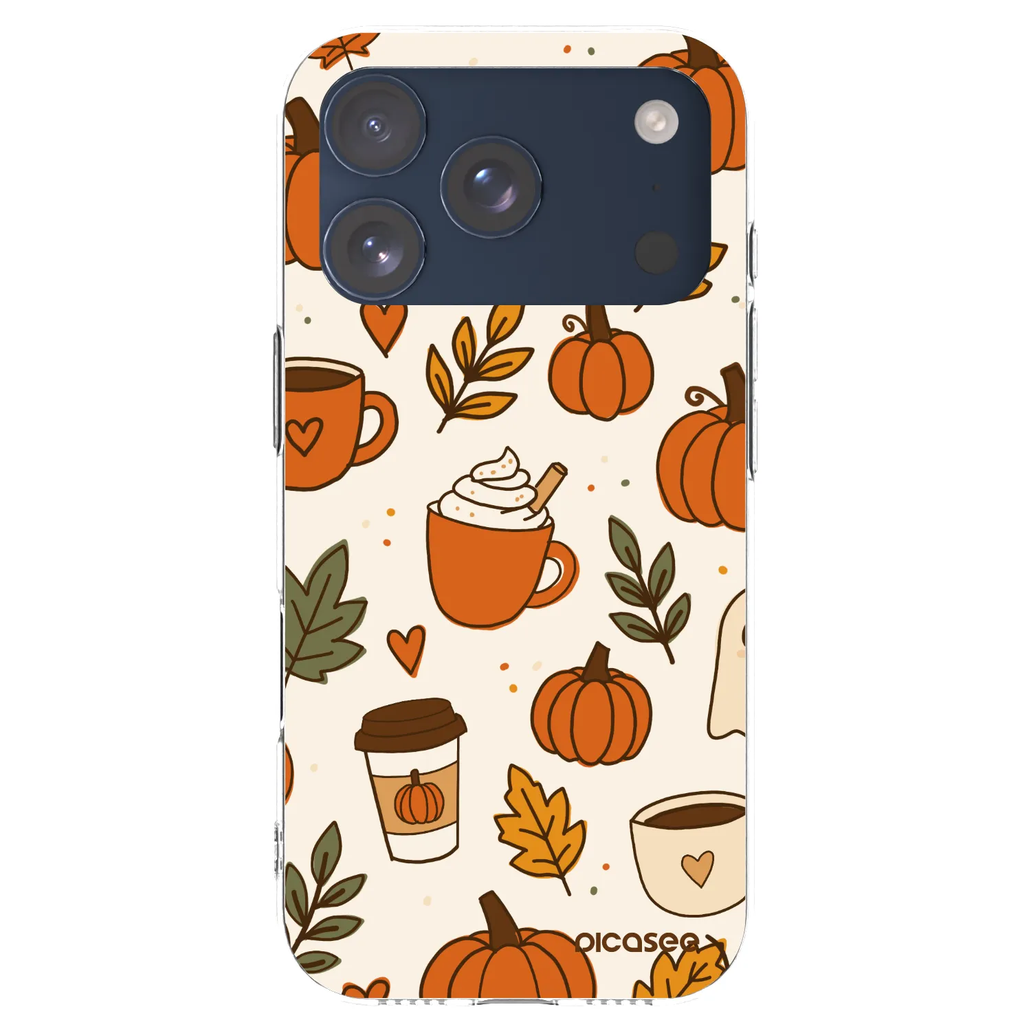 Picasee silikonový průhledný obal pro Apple iPhone 17 Pro - Fall vibes