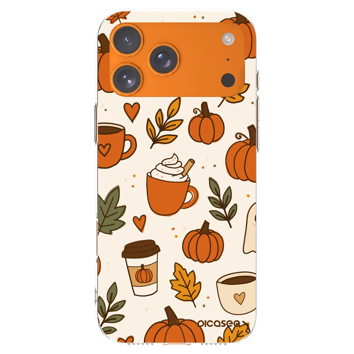 Picasee silikonový průhledný obal pro Apple iPhone 17 Pro Max - Fall vibes