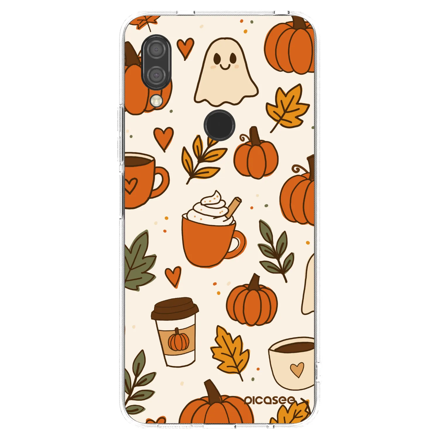 Picasee silikonový průhledný obal pro Xiaomi Redmi 7 - Fall vibes