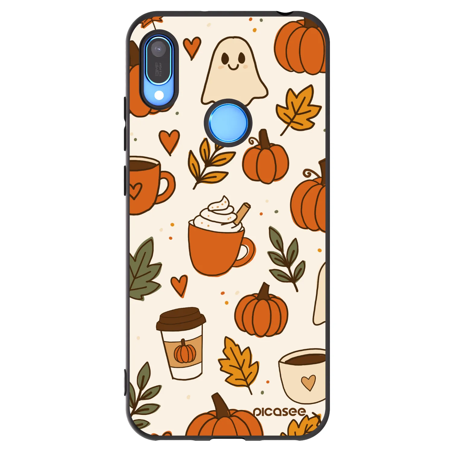 Picasee silikonový černý obal pro Huawei Y6 2019 - Fall vibes
