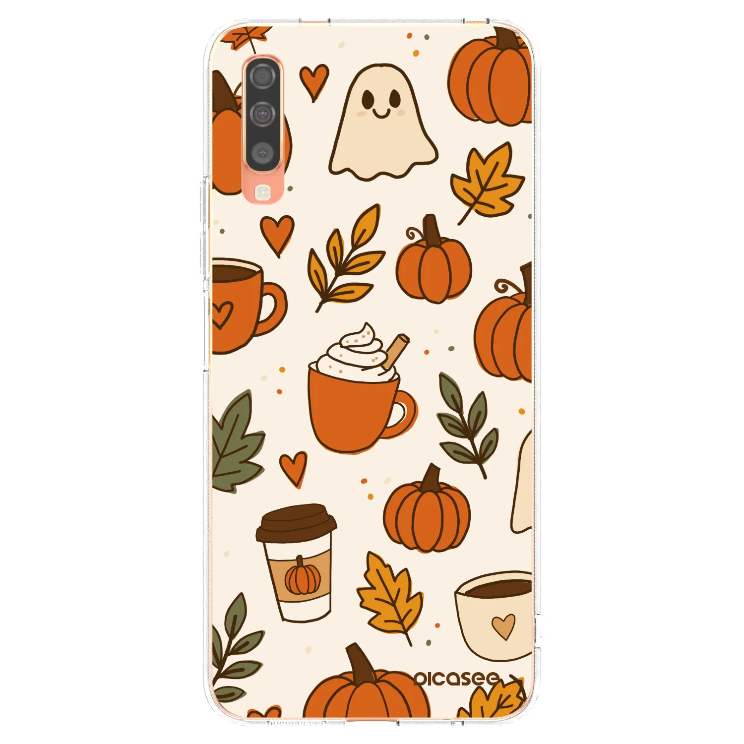 Picasee silikonový průhledný obal pro Samsung Galaxy A70 A705F - Fall vibes
