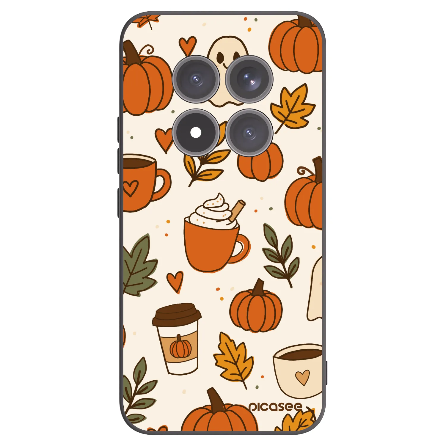 Picasee silikonový černý obal pro Xiaomi Redmi Note 15 Pro+ - Fall vibes