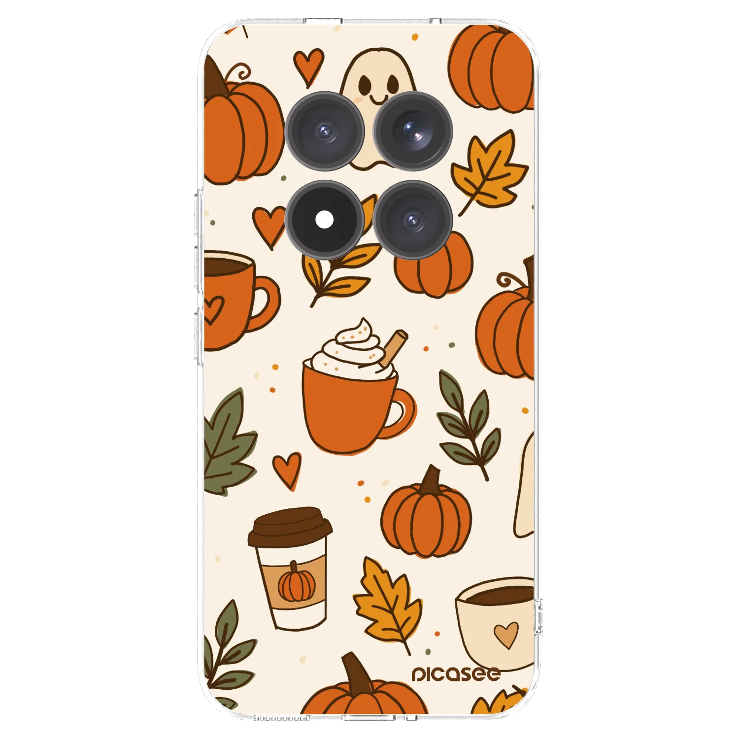 Picasee silikonový průhledný obal pro Xiaomi Redmi Note 15 Pro+ - Fall vibes