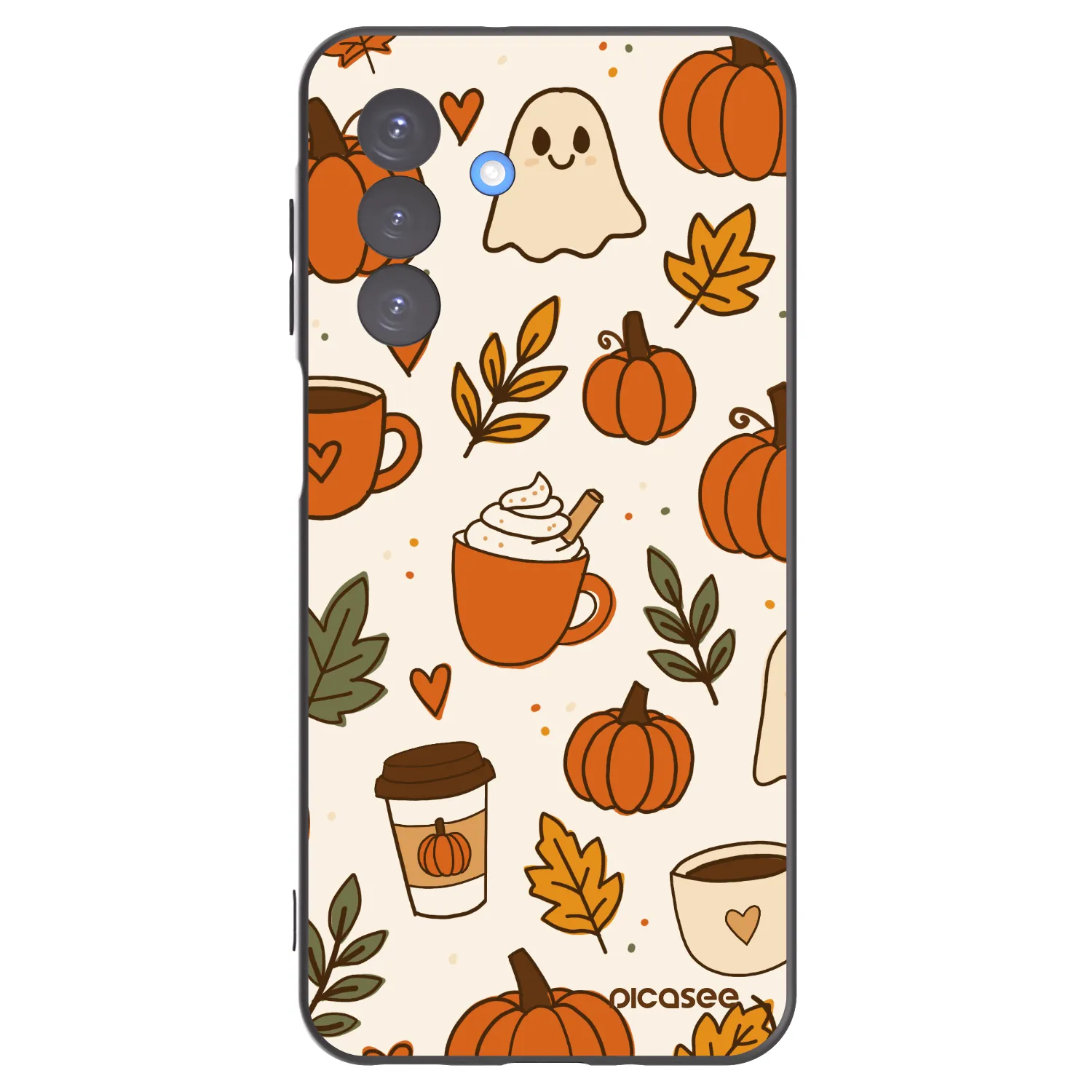 Picasee silikonový černý obal pro Samsung Galaxy A17 5G - Fall vibes