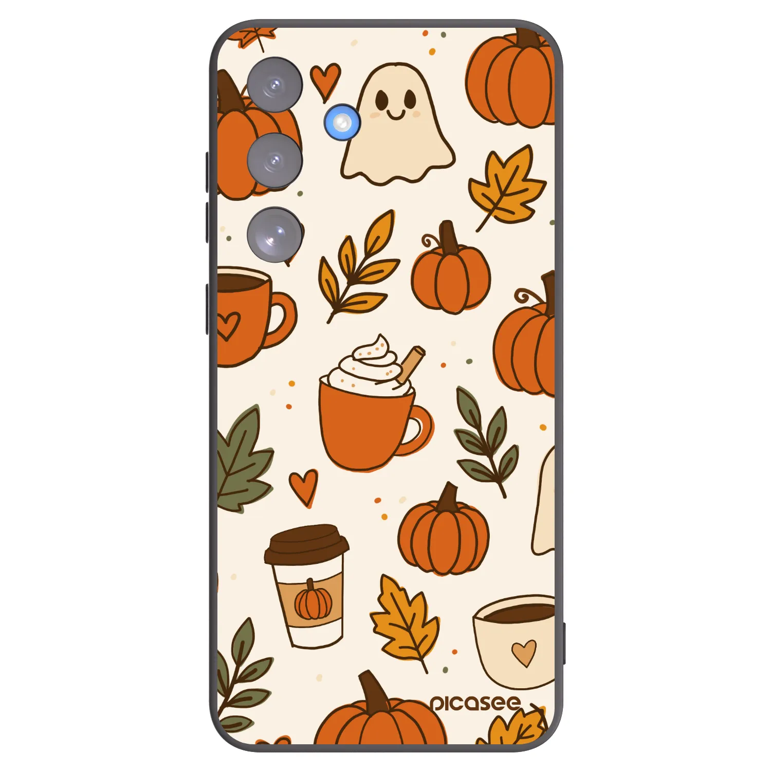 Picasee silikonový černý obal pro Samsung Galaxy S25 FE 5G - Fall vibes