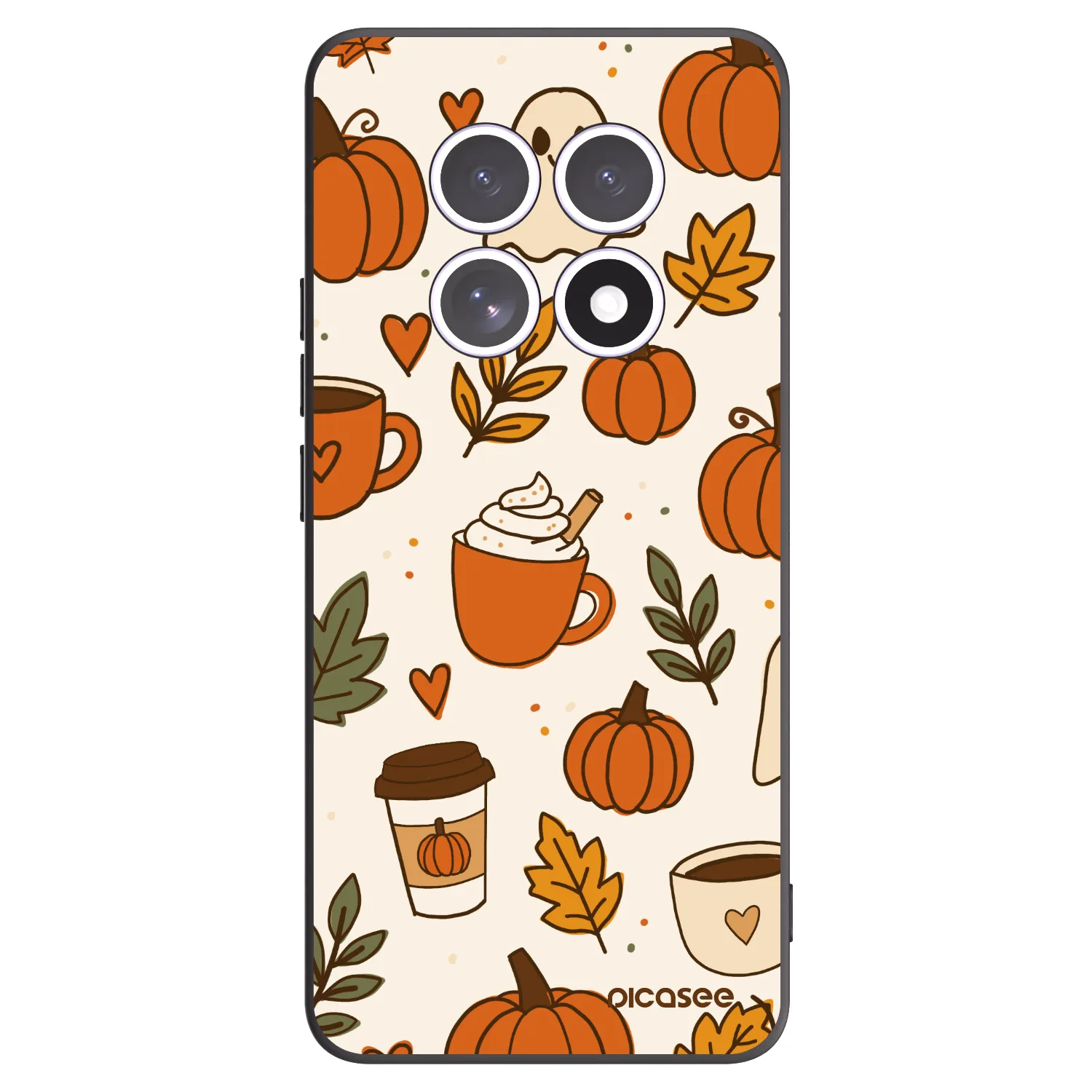 Picasee silikonový černý obal pro Xiaomi Redmi Note 15 4G - Fall vibes