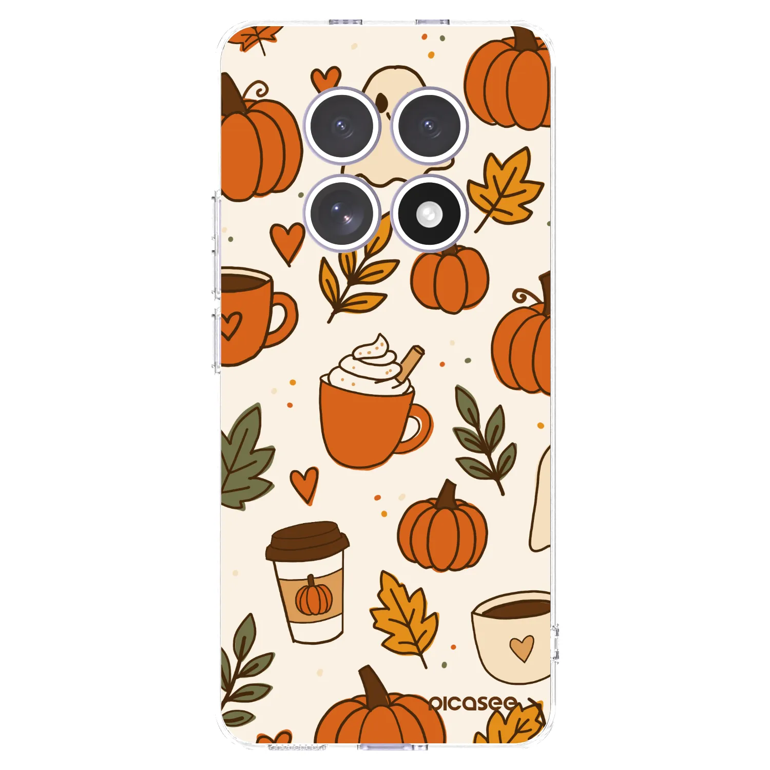Picasee silikonový průhledný obal pro Xiaomi Redmi Note 15 4G - Fall vibes