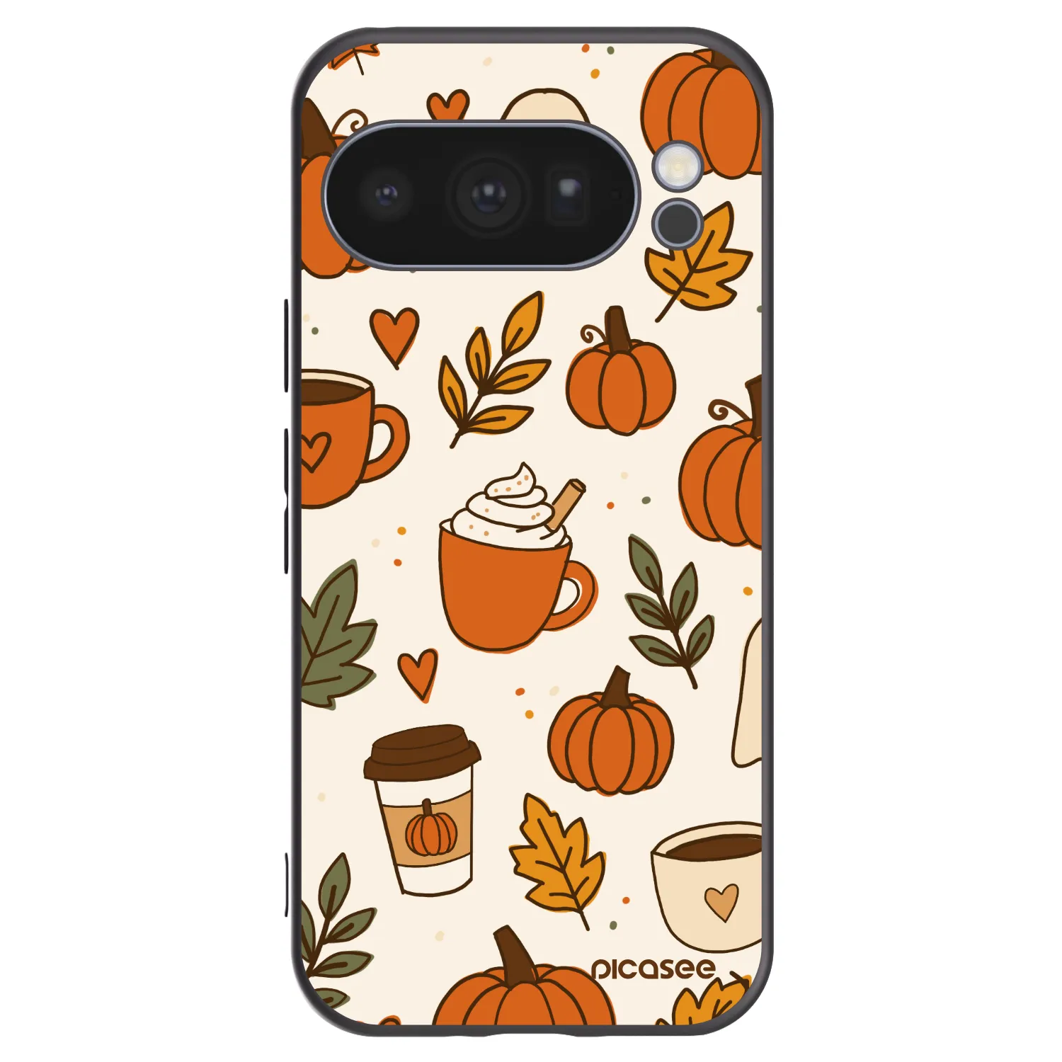 Picasee silikonový černý obal pro Google Pixel 10 Pro - Fall vibes