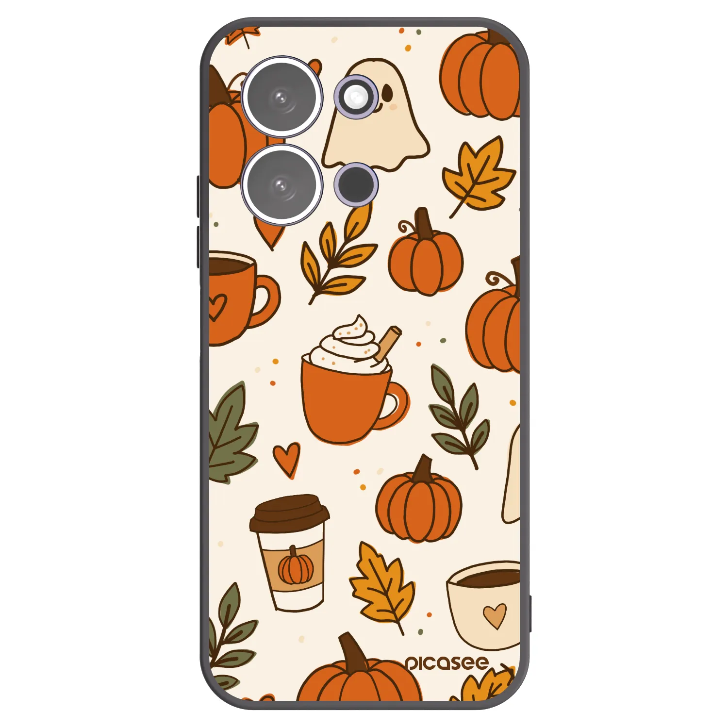 Picasee silikonový černý obal pro Xiaomi Redmi 15C 5G - Fall vibes