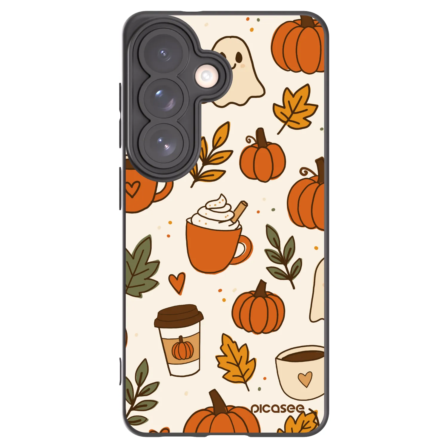 Picasee silikonový černý obal pro Samsung Galaxy S26 - Fall vibes