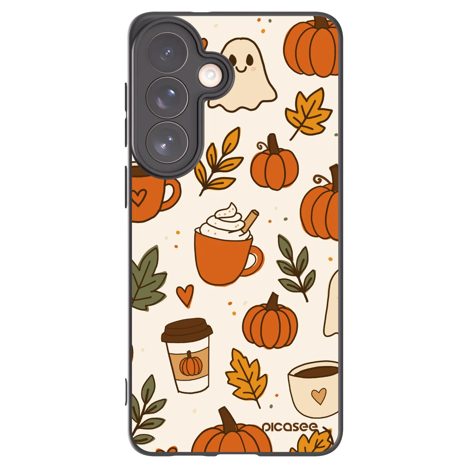Picasee silikonový černý obal pro Samsung Galaxy S26+ - Fall vibes