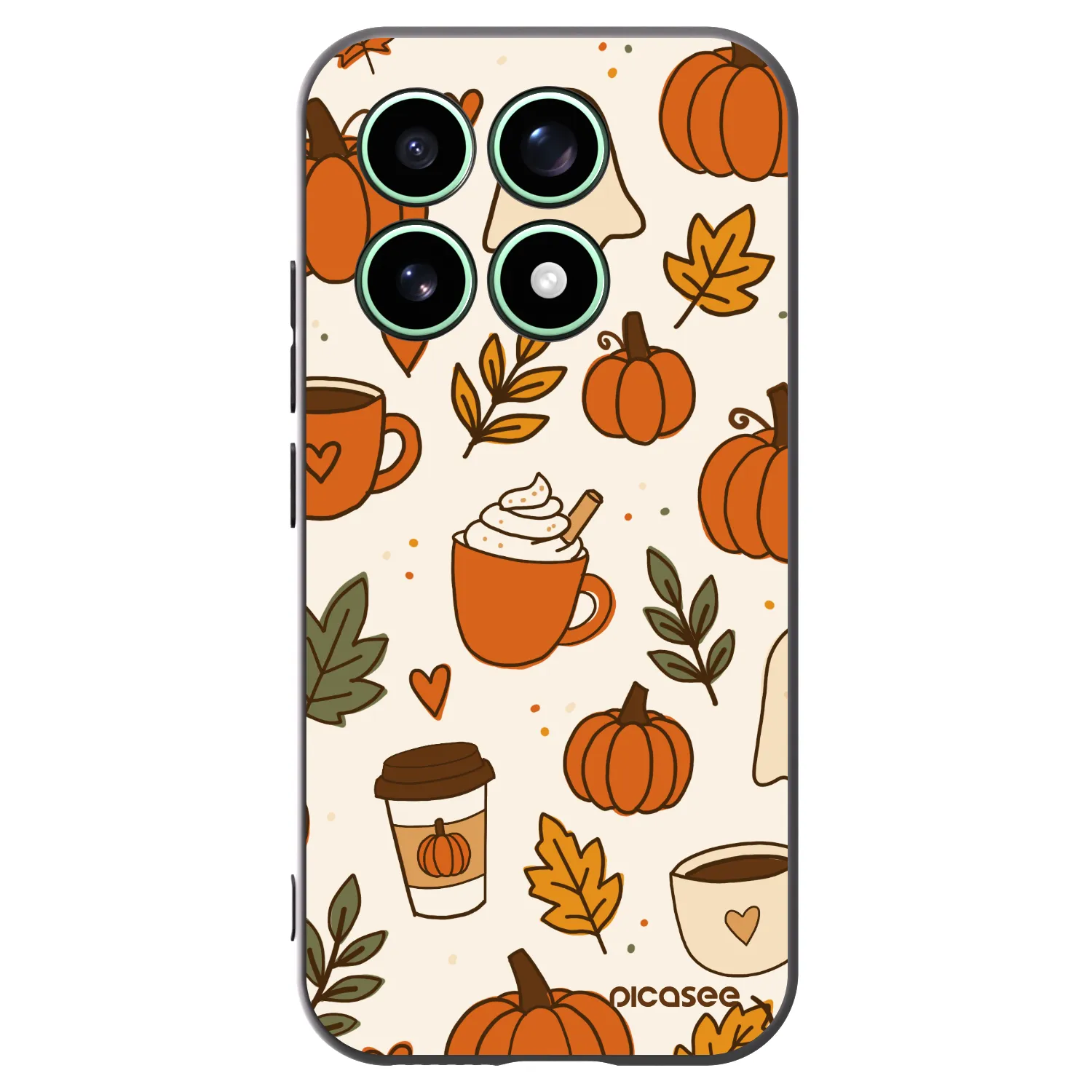 Picasee silikonový černý obal pro Xiaomi 17 - Fall vibes