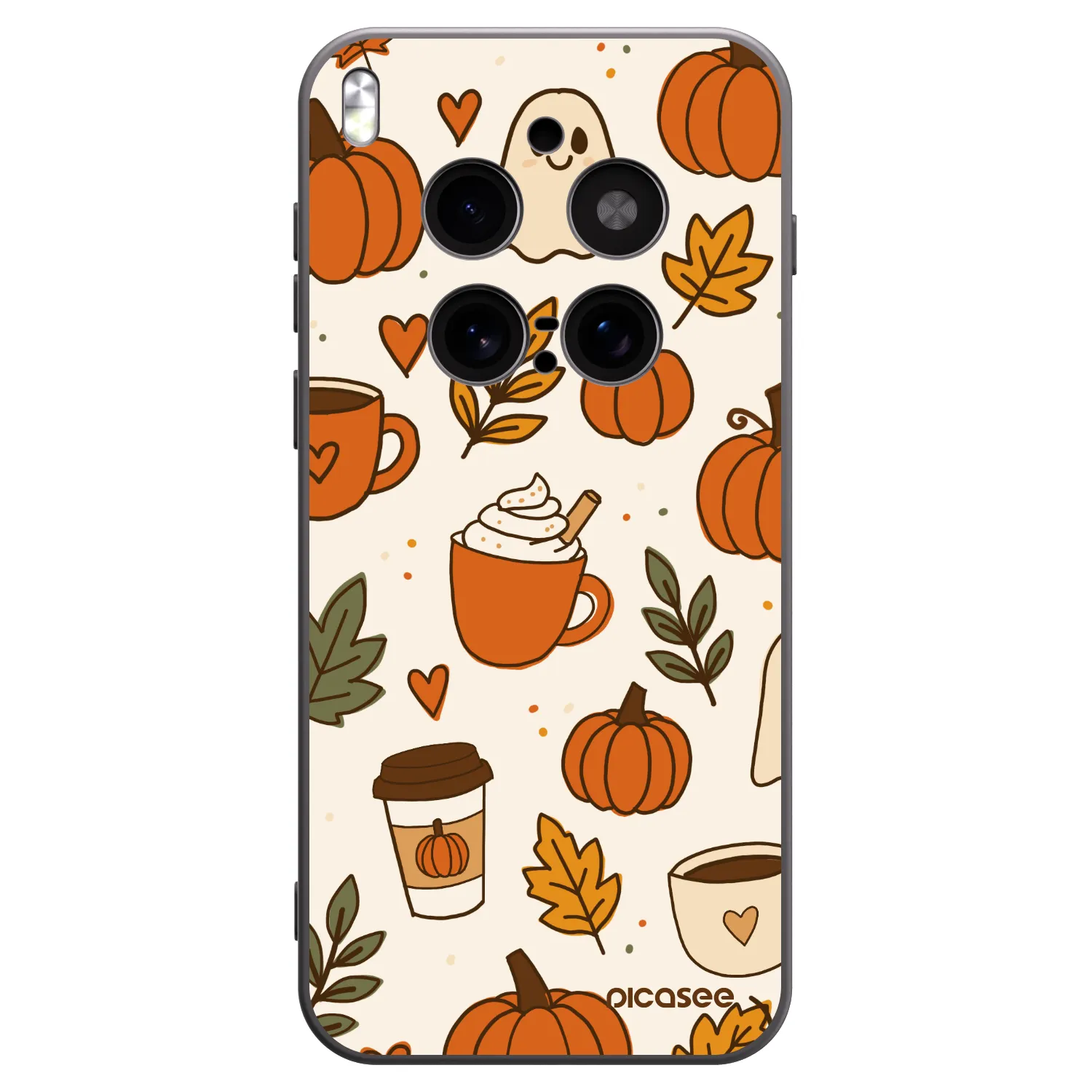 Picasee silikonový černý obal pro Vivo X300 Pro - Fall vibes