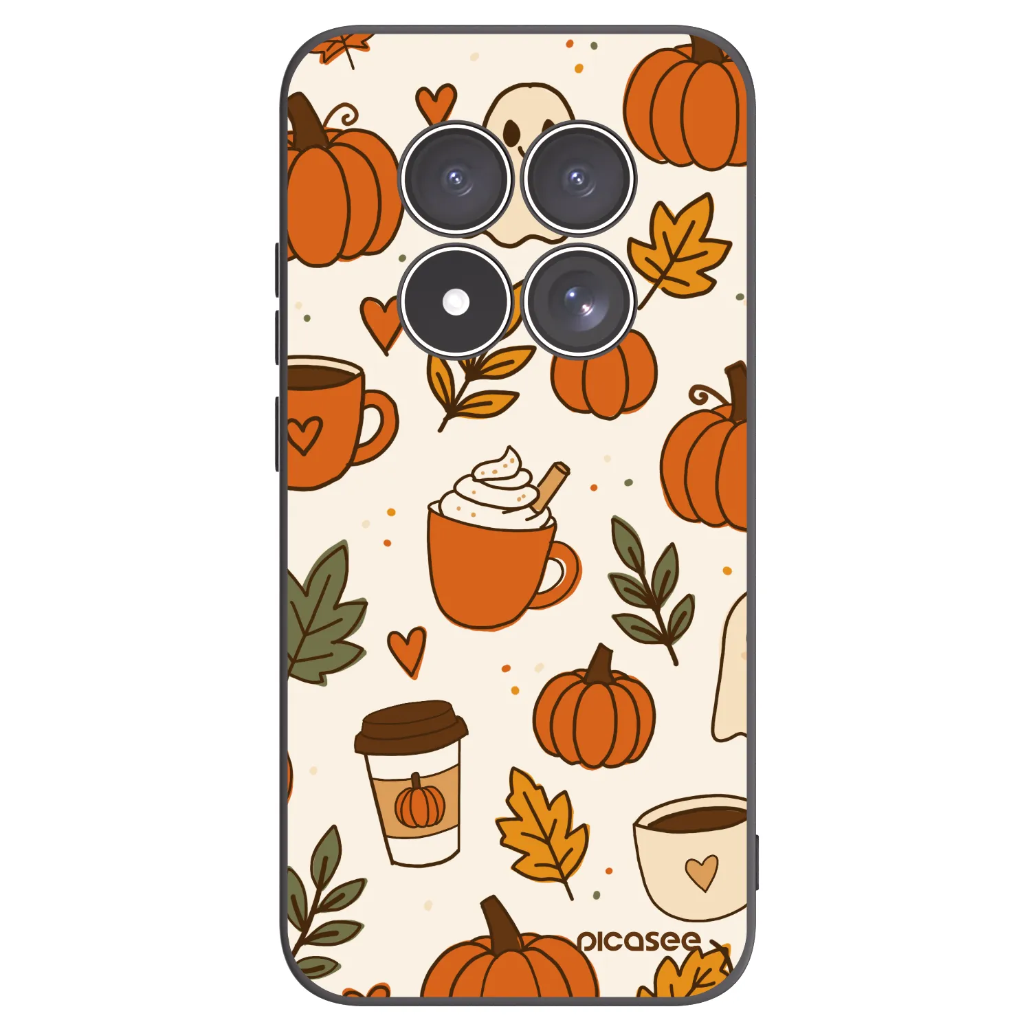 Picasee silikonový černý obal pro Xiaomi Redmi Note 15 Pro 5G - Fall vibes
