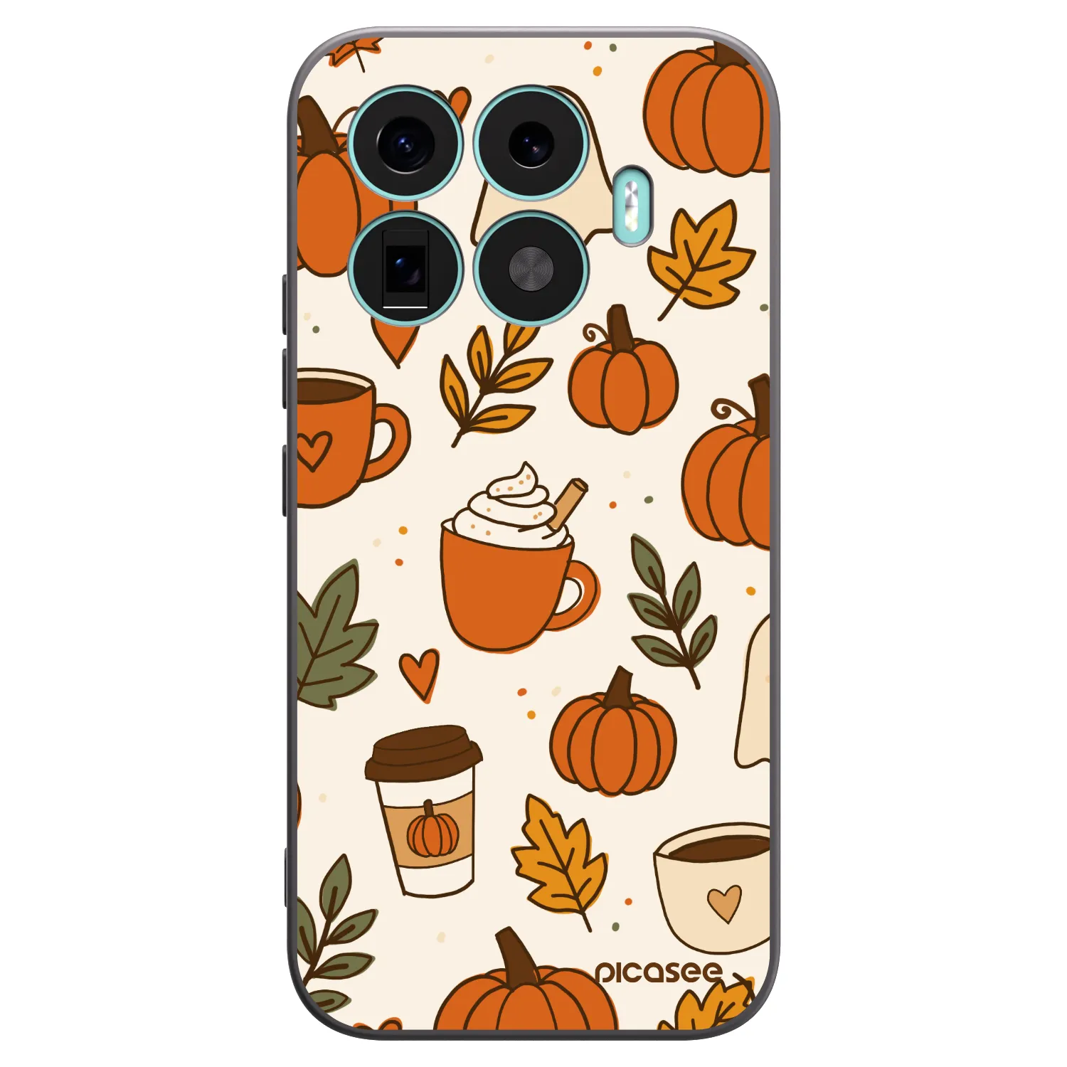 Picasee silikonový černý obal pro Xiaomi 17T - Fall vibes