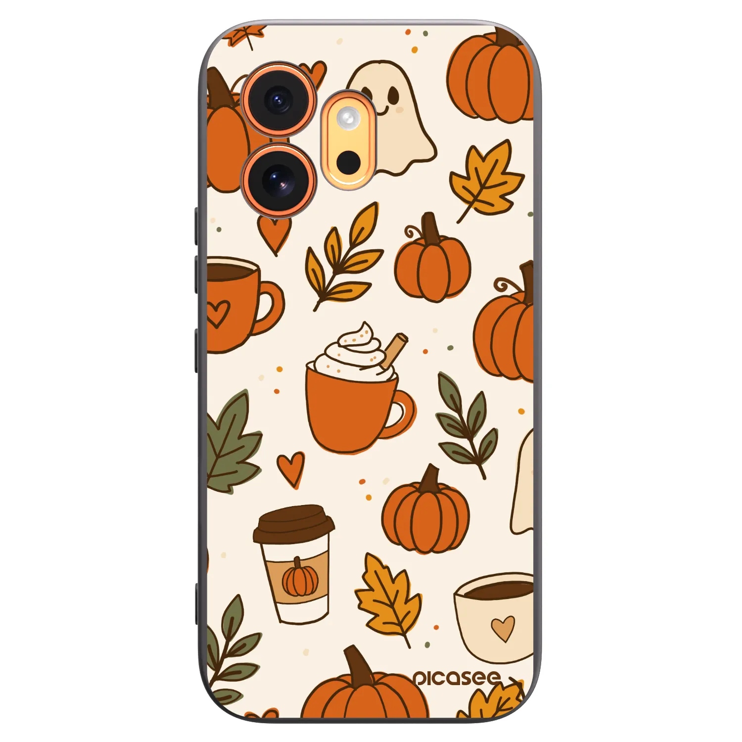 Picasee silikonový černý obal pro Honor 600 - Fall vibes