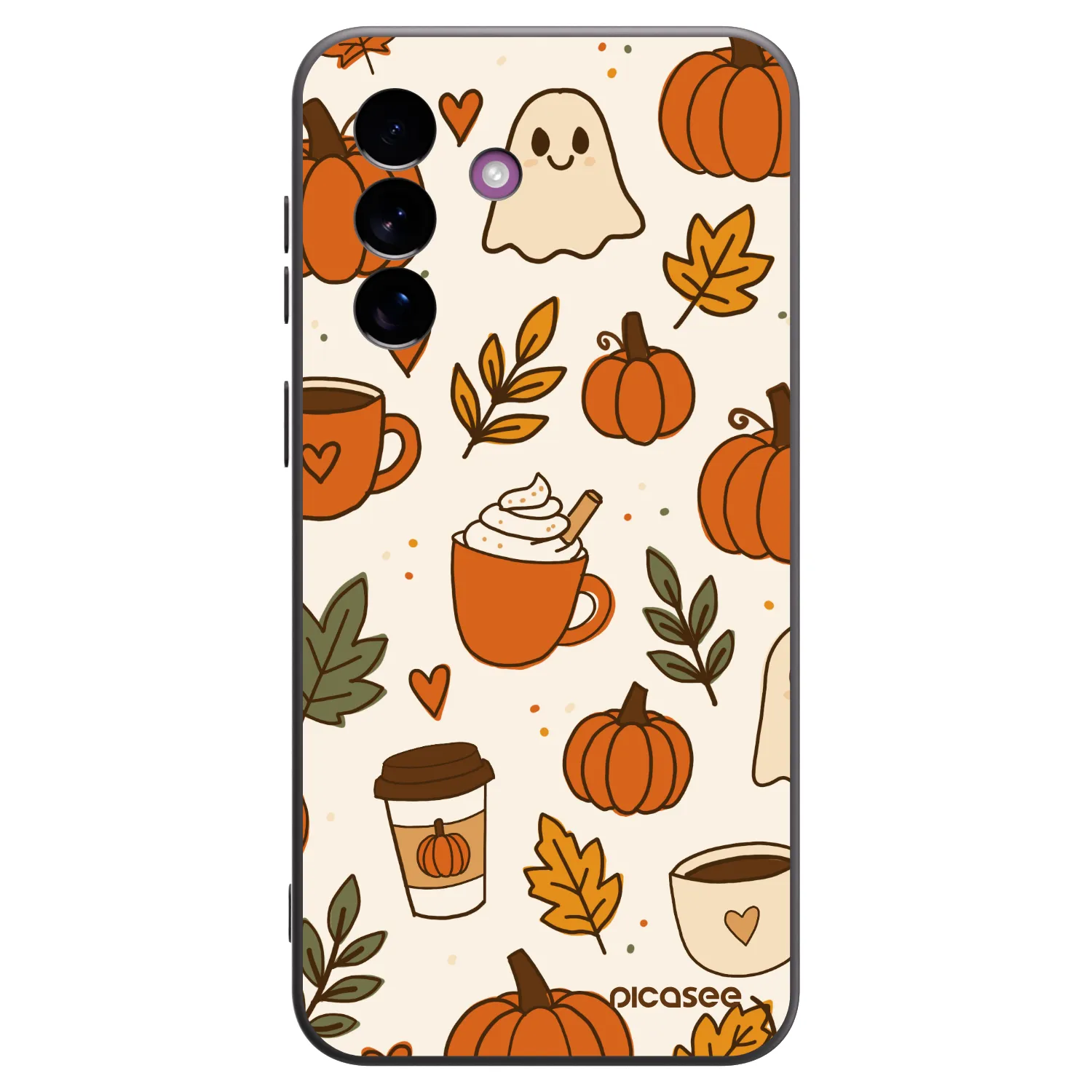 Picasee silikonový černý obal pro Samsung Galaxy A37 - Fall vibes