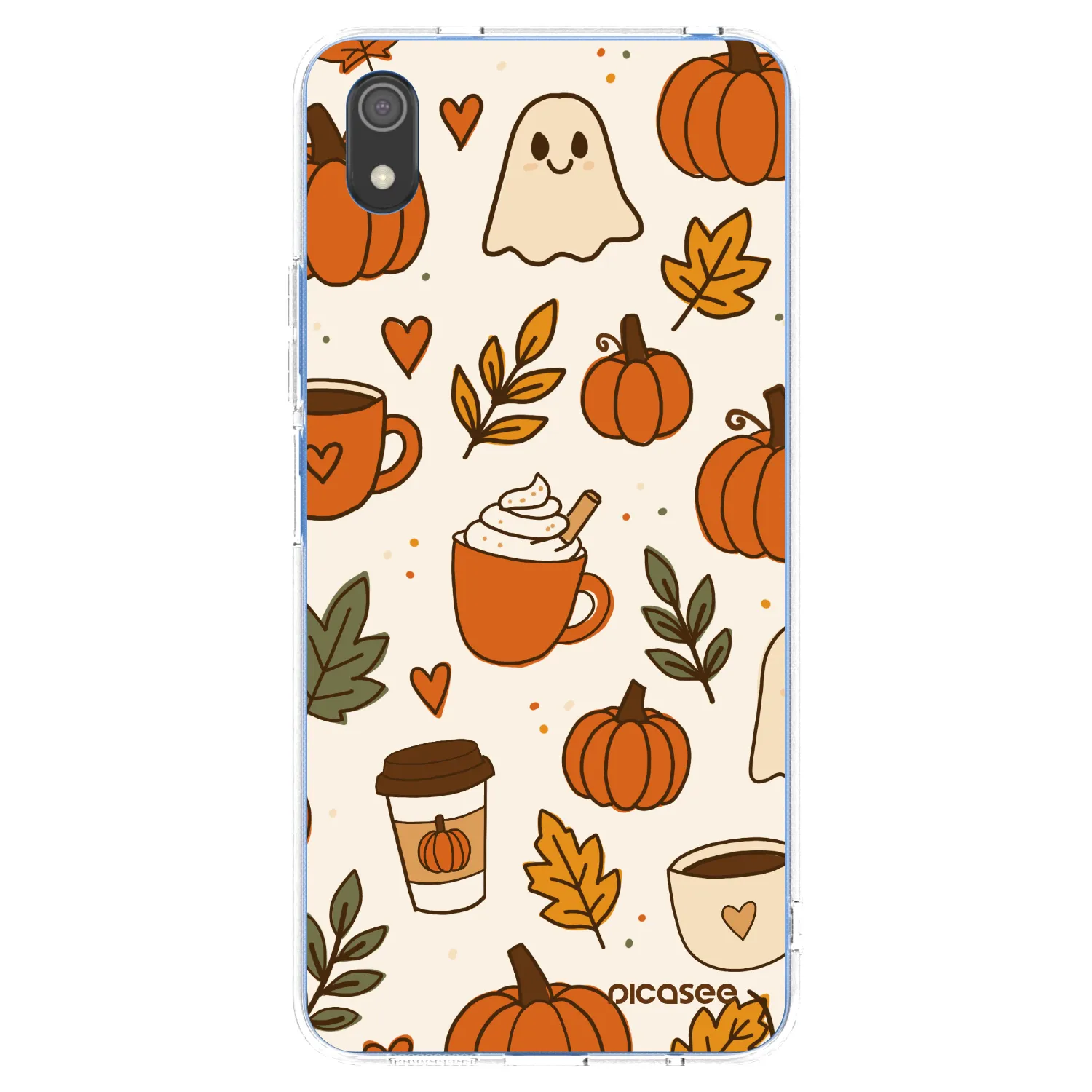 Picasee silikonový průhledný obal pro Xiaomi Redmi 7A - Fall vibes