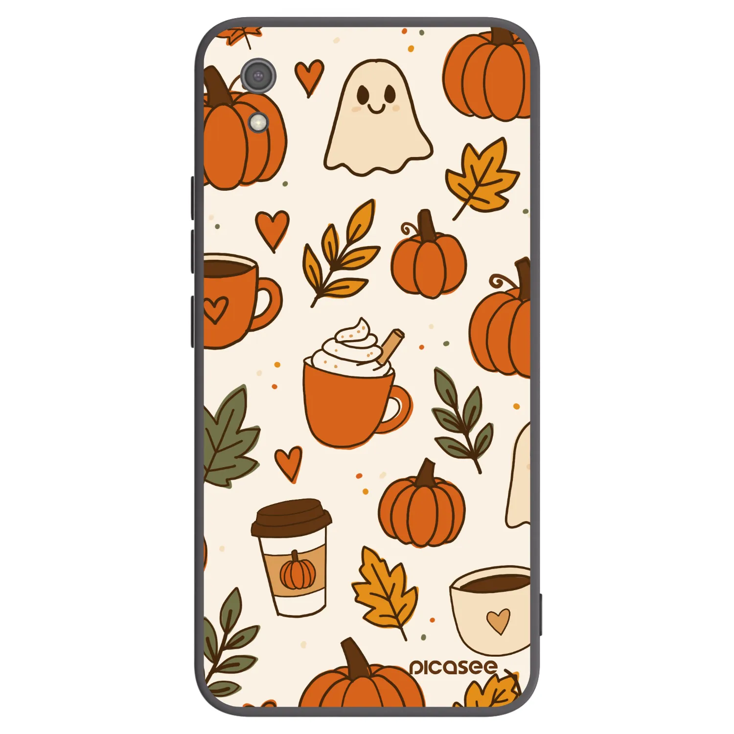 Picasee silikonový černý obal pro Xiaomi Redmi 7A - Fall vibes