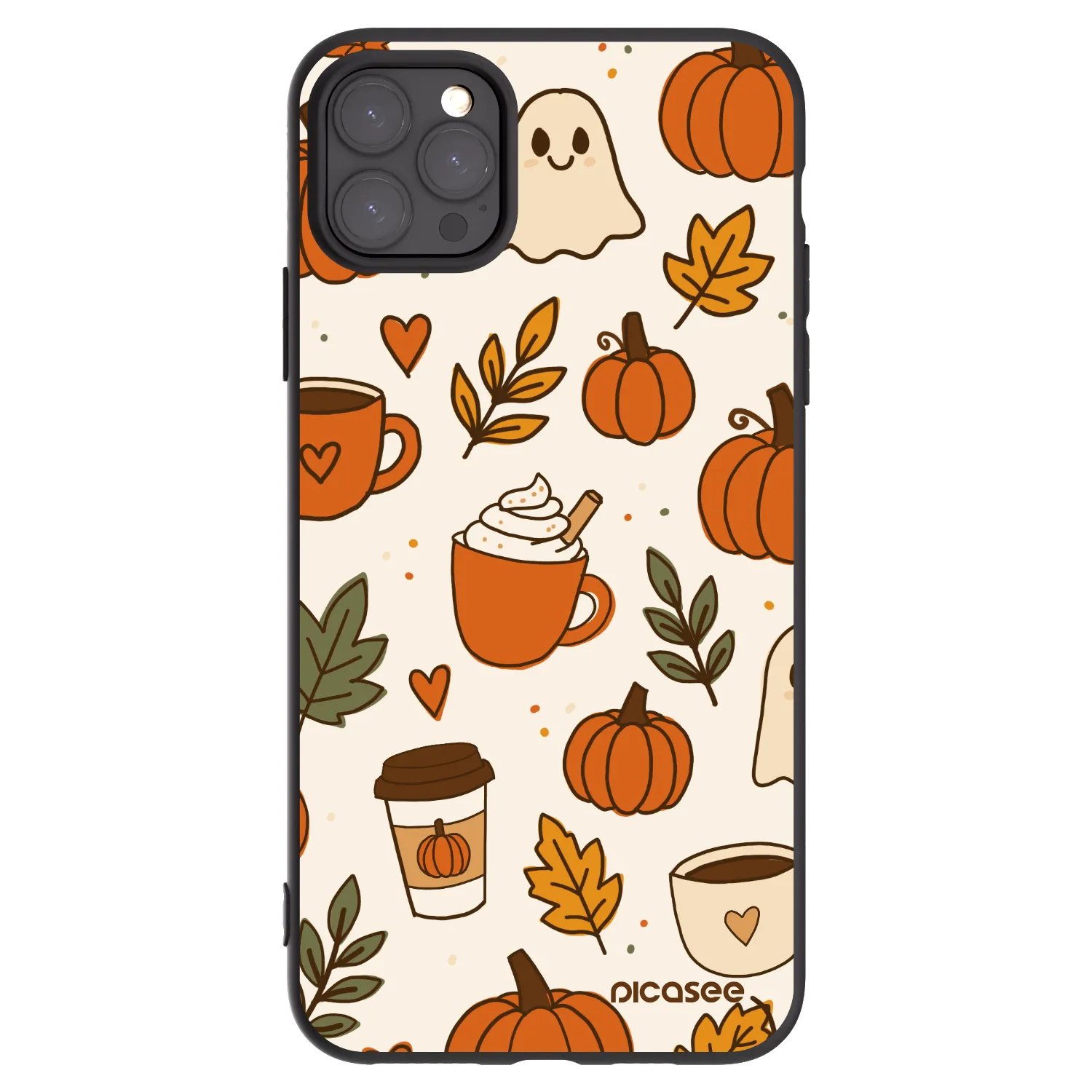 Picasee silikonový černý obal pro Apple iPhone 11 Pro Max - Fall vibes