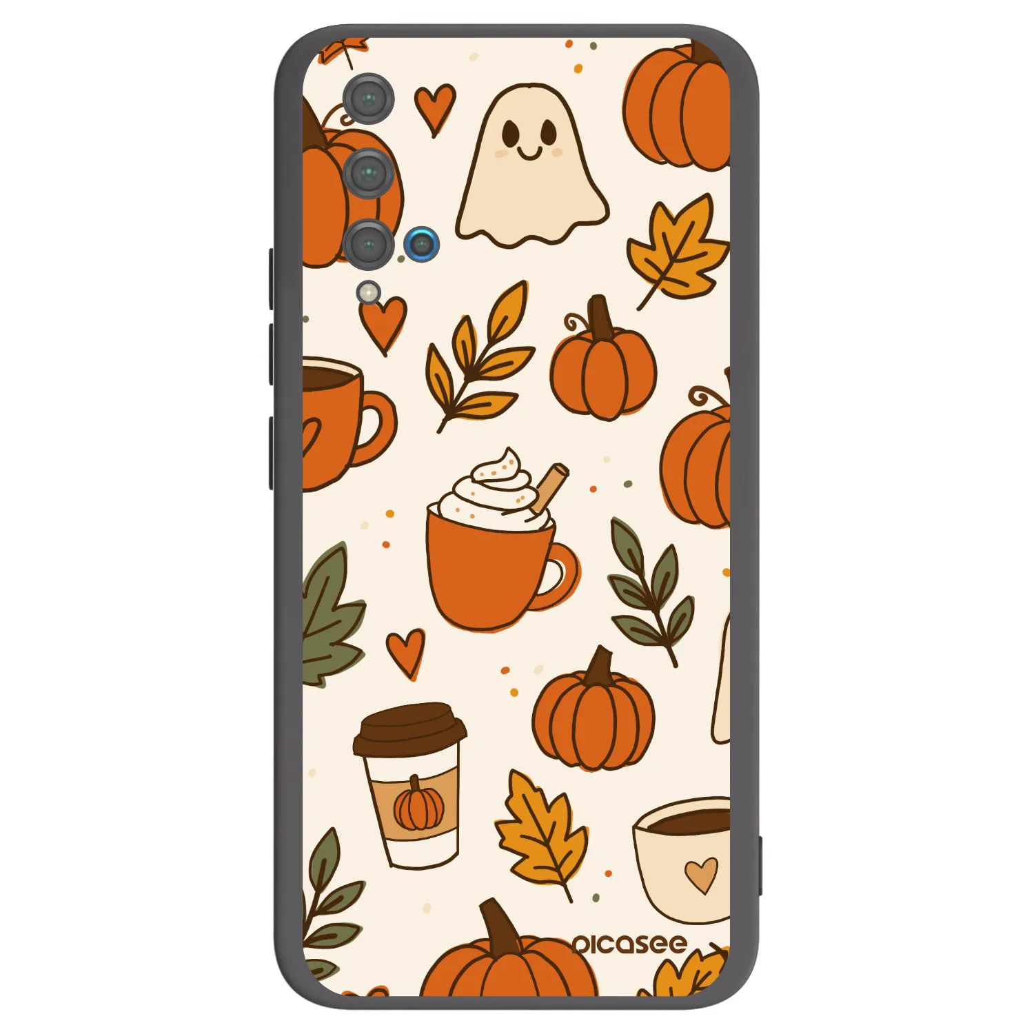 Picasee silikonový černý obal pro Huawei Nova 5T - Fall vibes