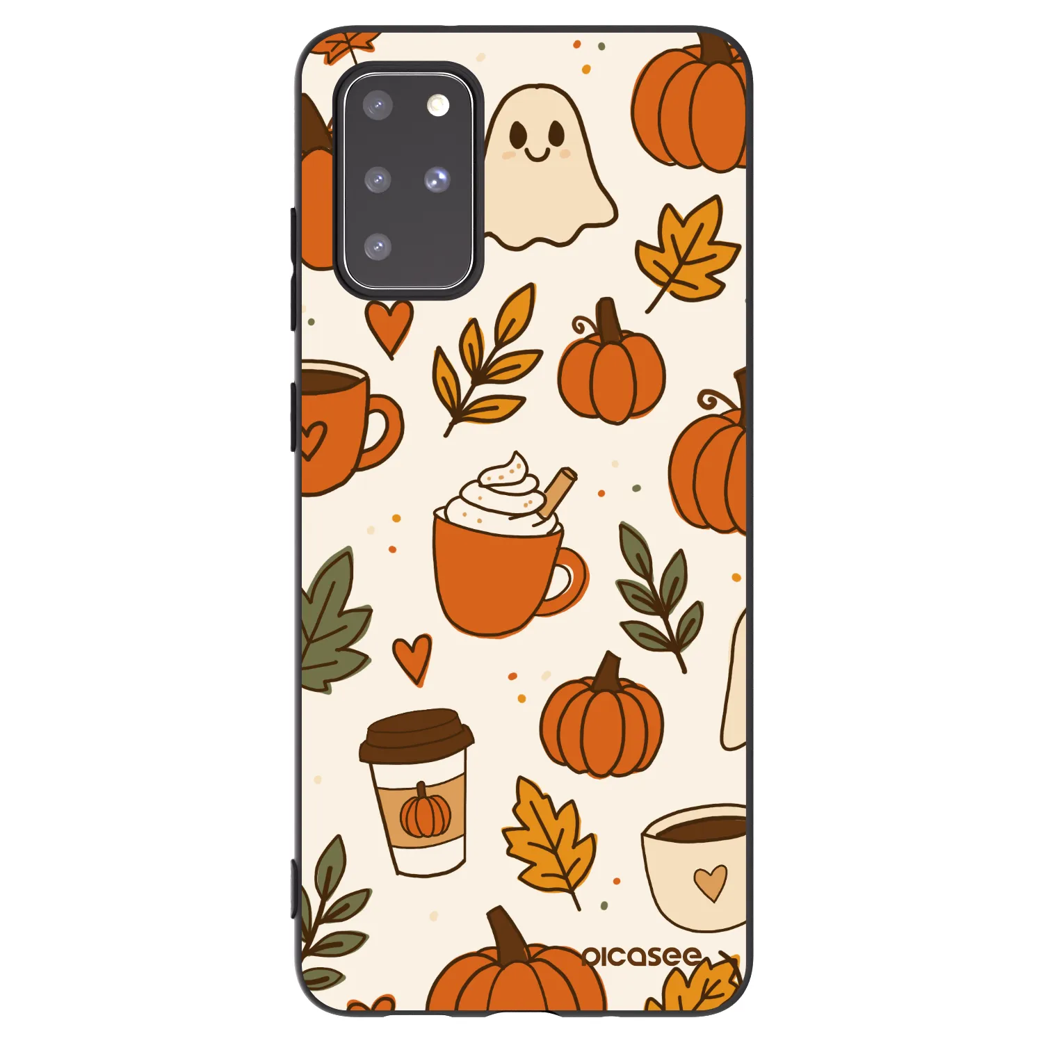 Picasee silikonový černý obal pro Samsung Galaxy S20+ G985F - Fall vibes
