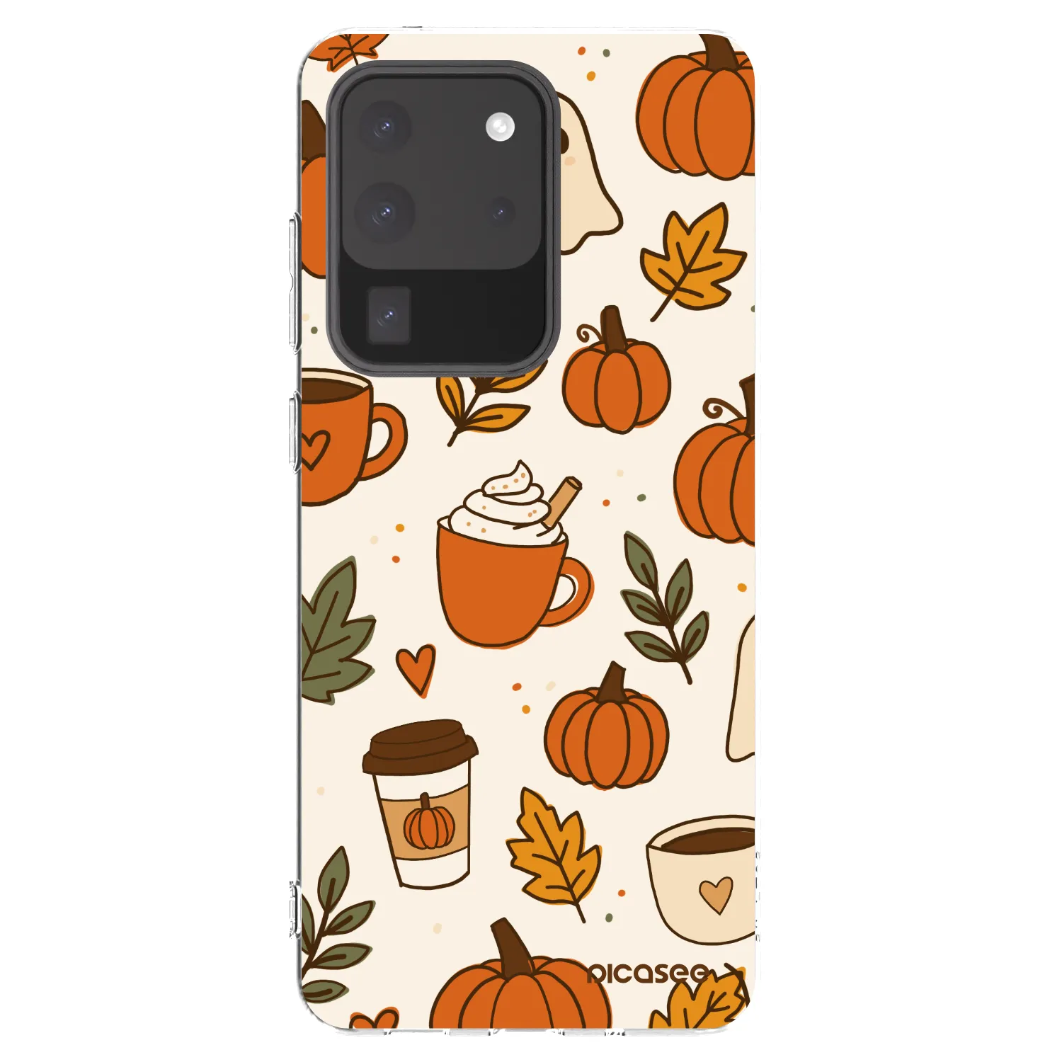Picasee silikonový průhledný obal pro Samsung Galaxy S20 Ultra 5G G988F - Fall vibes