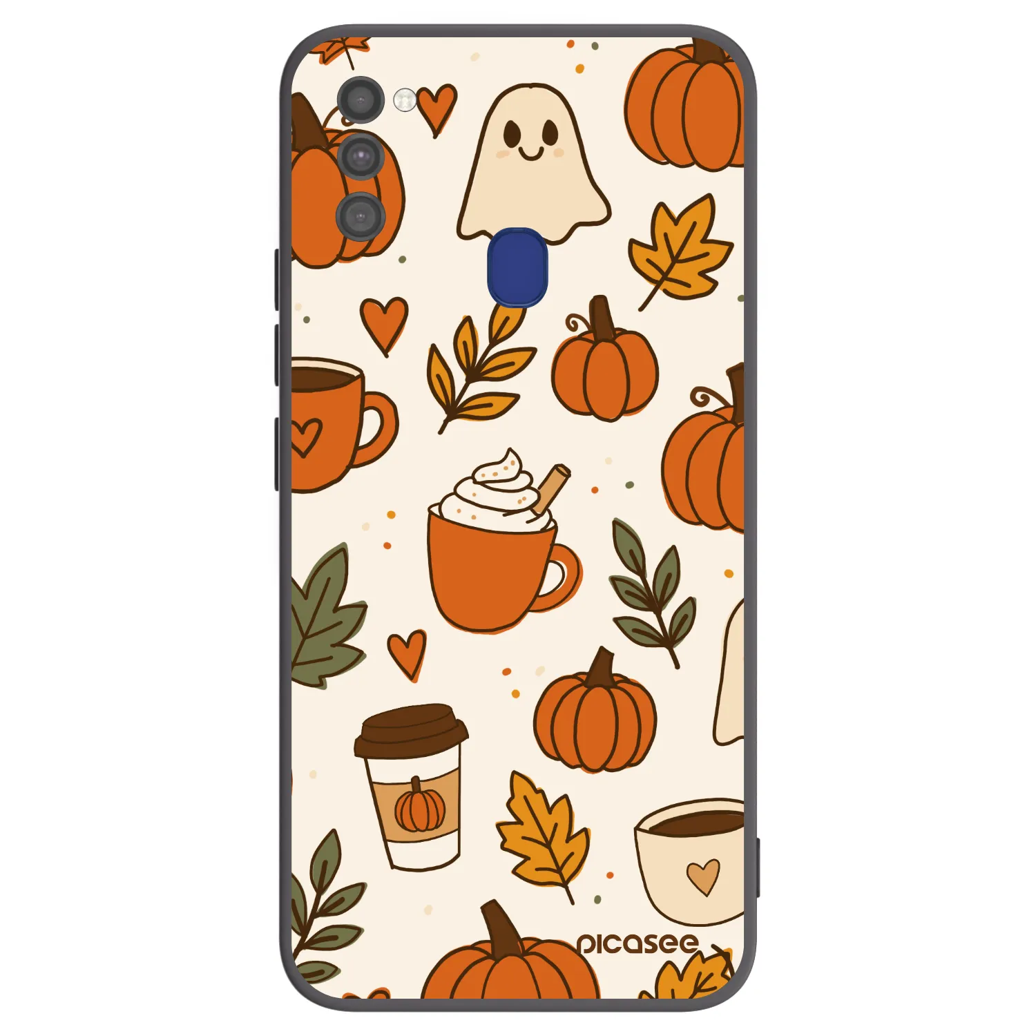 Picasee silikonový černý obal pro Samsung Galaxy M21 M215F - Fall vibes