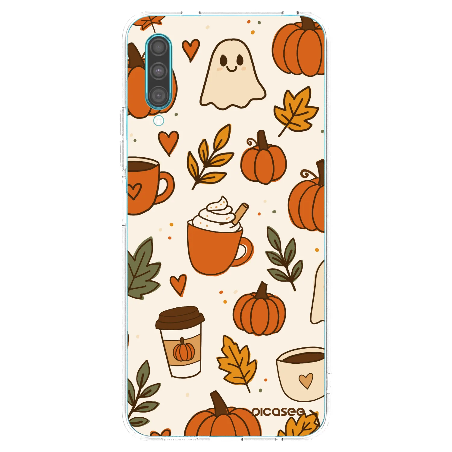 Picasee silikonový průhledný obal pro Samsung Galaxy A30s A307F - Fall vibes