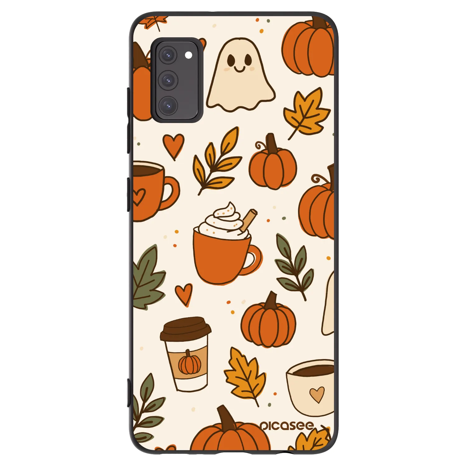 Picasee silikonový černý obal pro Samsung Galaxy A41 A415F - Fall vibes