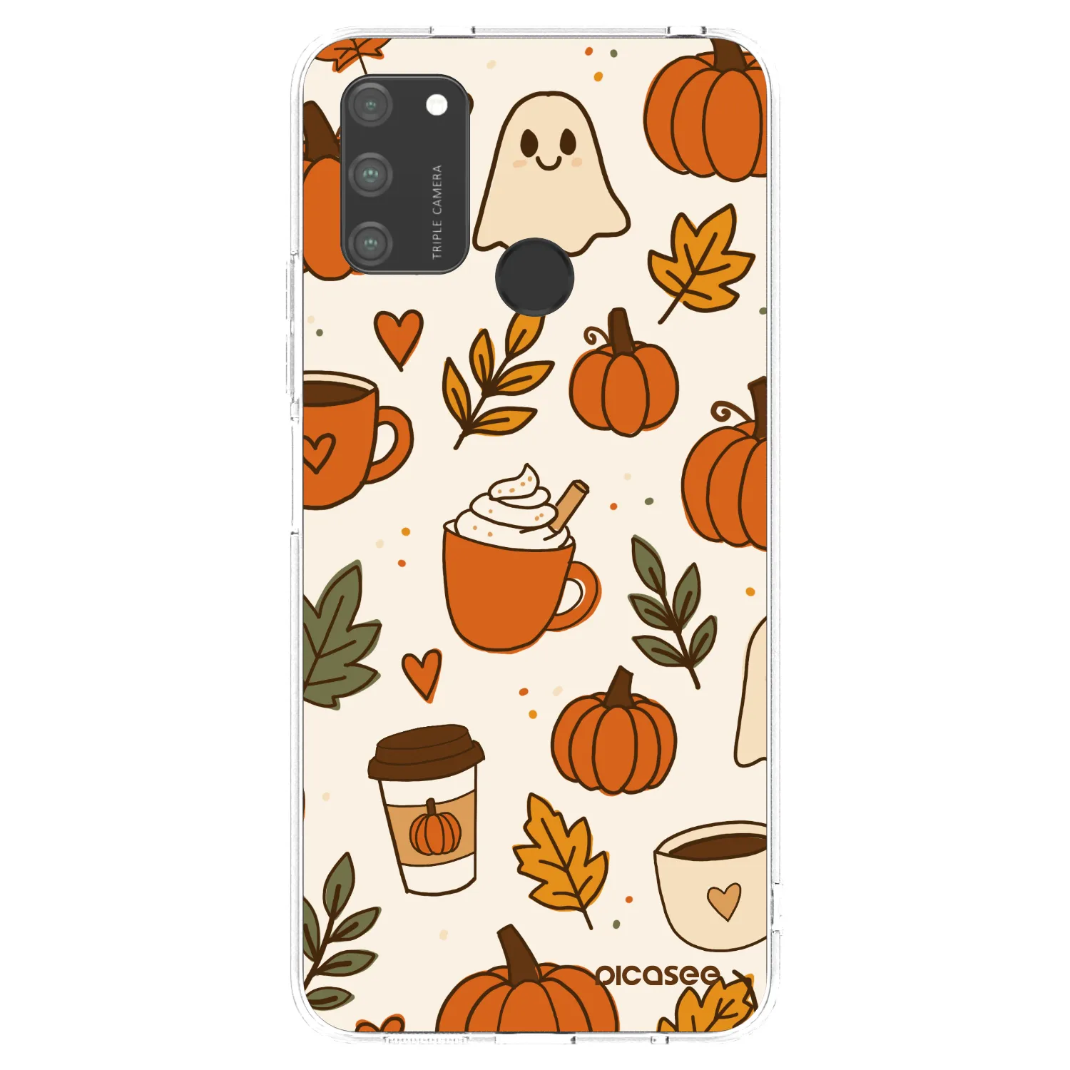 Picasee silikonový průhledný obal pro Honor 9A - Fall vibes