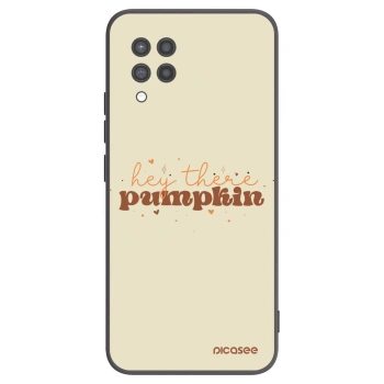 Picasee silikonový černý obal pro Samsung Galaxy A42 A426B - Hey there pumpkin