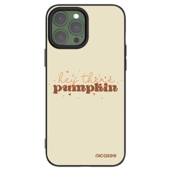 Picasee silikonový černý obal pro Apple iPhone 13 Pro Max - Hey there pumpkin