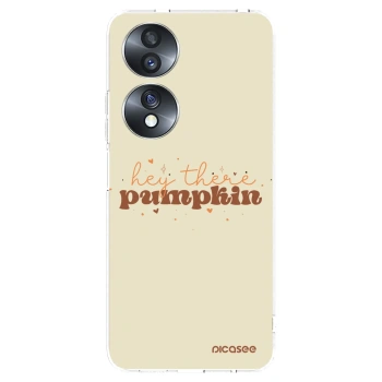 Picasee silikonový průhledný obal pro Honor 70 - Hey there pumpkin