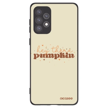 Picasee silikonový černý obal pro Samsung Galaxy A73 5G - Hey there pumpkin
