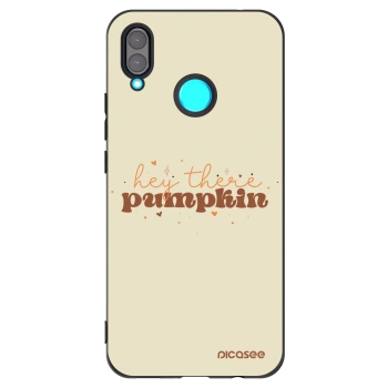 Picasee silikonový černý obal pro Huawei Nova 3 - Hey there pumpkin