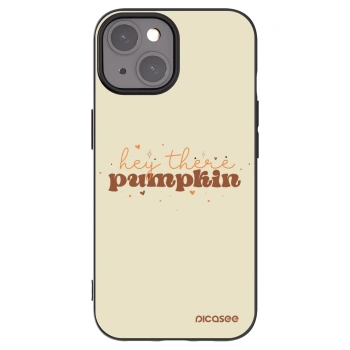 Picasee silikonový černý obal pro Apple iPhone 15 - Hey there pumpkin