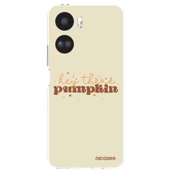 Picasee silikonový průhledný obal pro Honor 90 Lite 5G - Hey there pumpkin