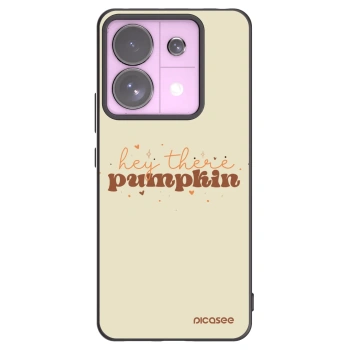 Picasee silikonový černý obal pro Xiaomi Redmi Note 13 Pro 5G - Hey there pumpkin