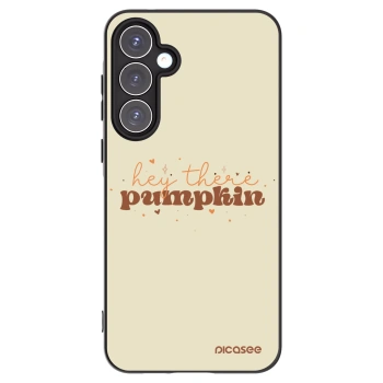 Picasee silikonový černý obal pro Samsung Galaxy A55 5G A556B - Hey there pumpkin