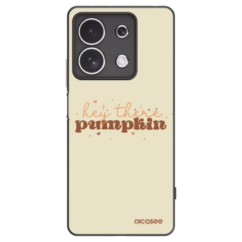 Picasee silikonový černý obal pro Xiaomi Redmi Note 13 4G - Hey there pumpkin