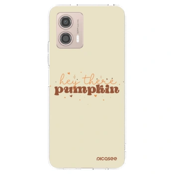 Picasee silikonový průhledný obal pro Motorola Moto G53 5G - Hey there pumpkin