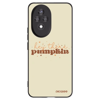 Picasee silikonový černý obal pro Honor 200 Pro 5G - Hey there pumpkin