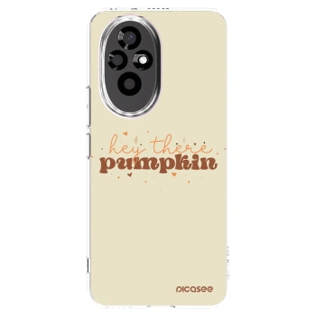 Picasee silikonový průhledný obal pro Honor 200 Pro 5G - Hey there pumpkin