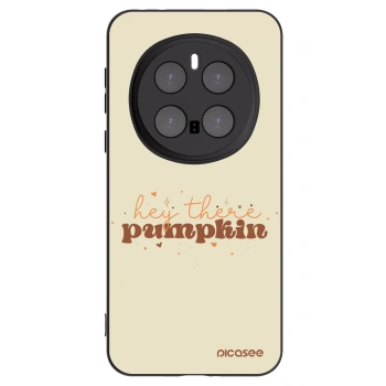 Picasee silikonový černý obal pro Honor Magic7 Pro 5G - Hey there pumpkin