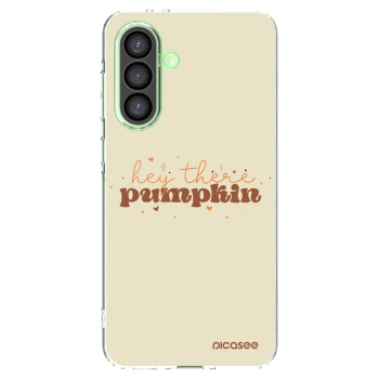 Picasee silikonový průhledný obal pro Samsung Galaxy A26 5G A266B - Hey there pumpkin