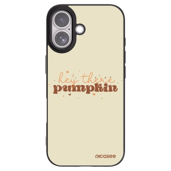 Picasee silikonový černý obal pro Apple iPhone 17 - Hey there pumpkin