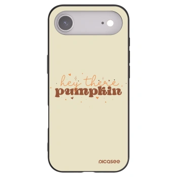 Picasee silikonový černý obal pro Apple iPhone Air - Hey there pumpkin